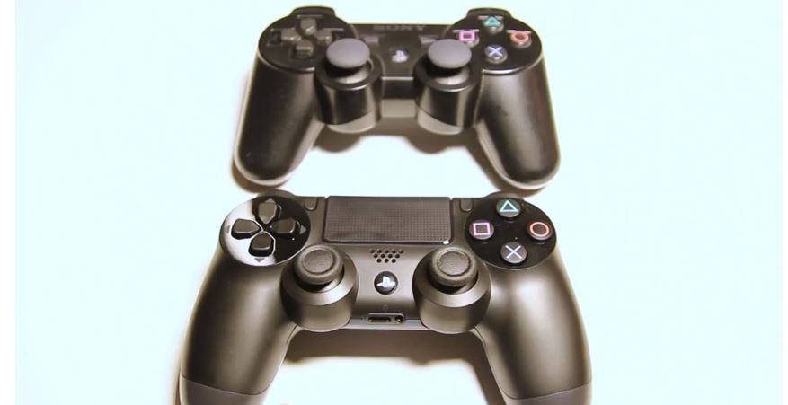 Comparação DualShock 3 e 4