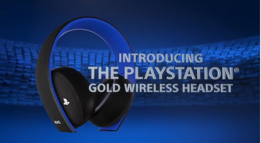 The PlayStation Gold Wireless Headset