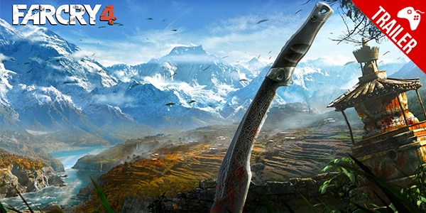 ‘Far Cry 4’ – Novo trailer nos mostra as emoções do Himalaia e gladiadores