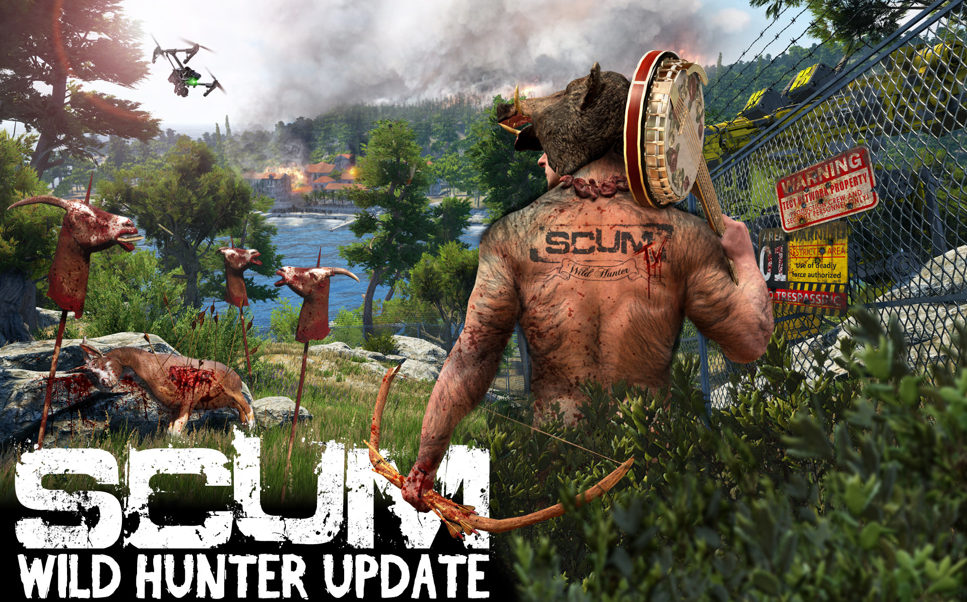 ‘Devolver Digital’ – SCUM recebe update Wild Hunter com muitas novidades