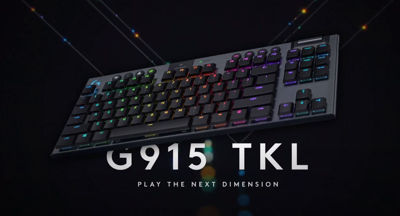 Logitech | Novo teclado G915 TKL traz a tecnologia Tenkeyless LIGHTSPEED