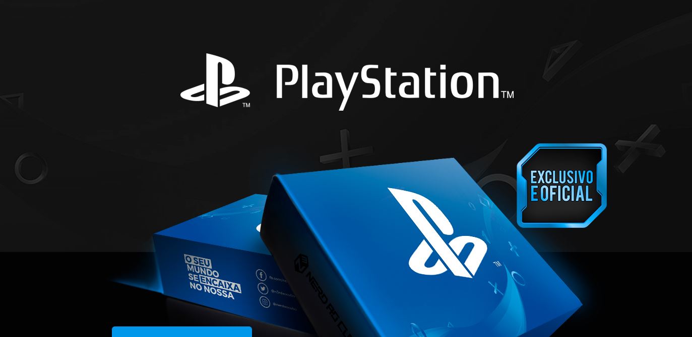 Nerd ao Cubo | lança box especial com itens PlayStation