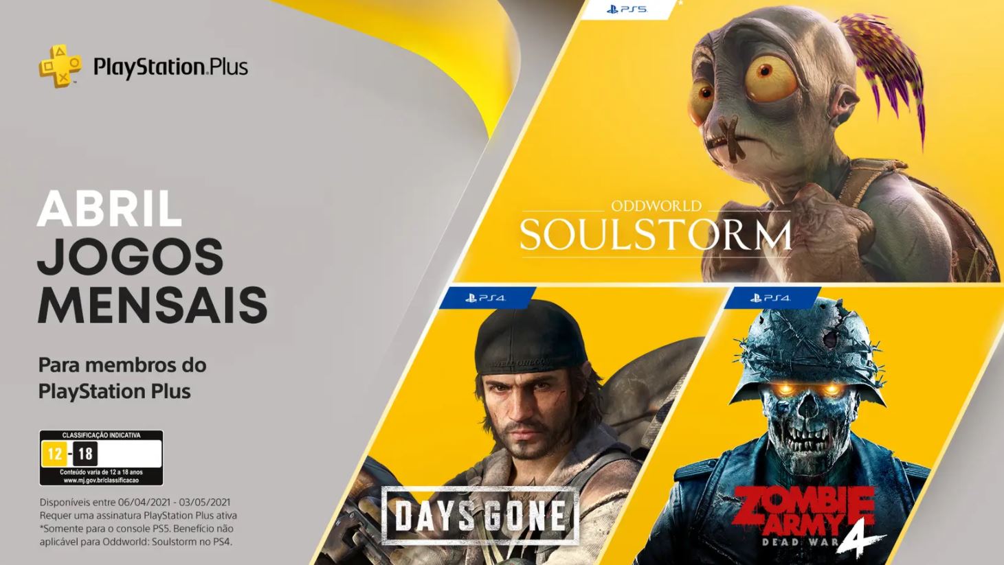 Playstation | Divulgado os jogos disponíveis aos assinantes da PS Plus de Abril