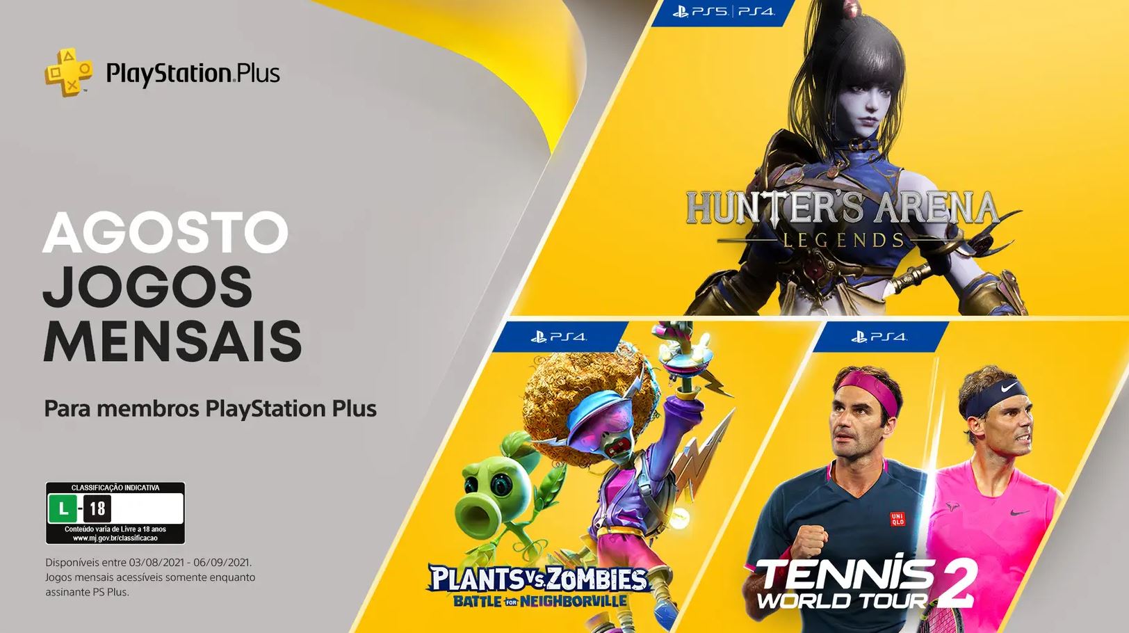 Playstation | Confirmados os jogos disponíveis aos assinantes da Ps Plus do mês de agosto